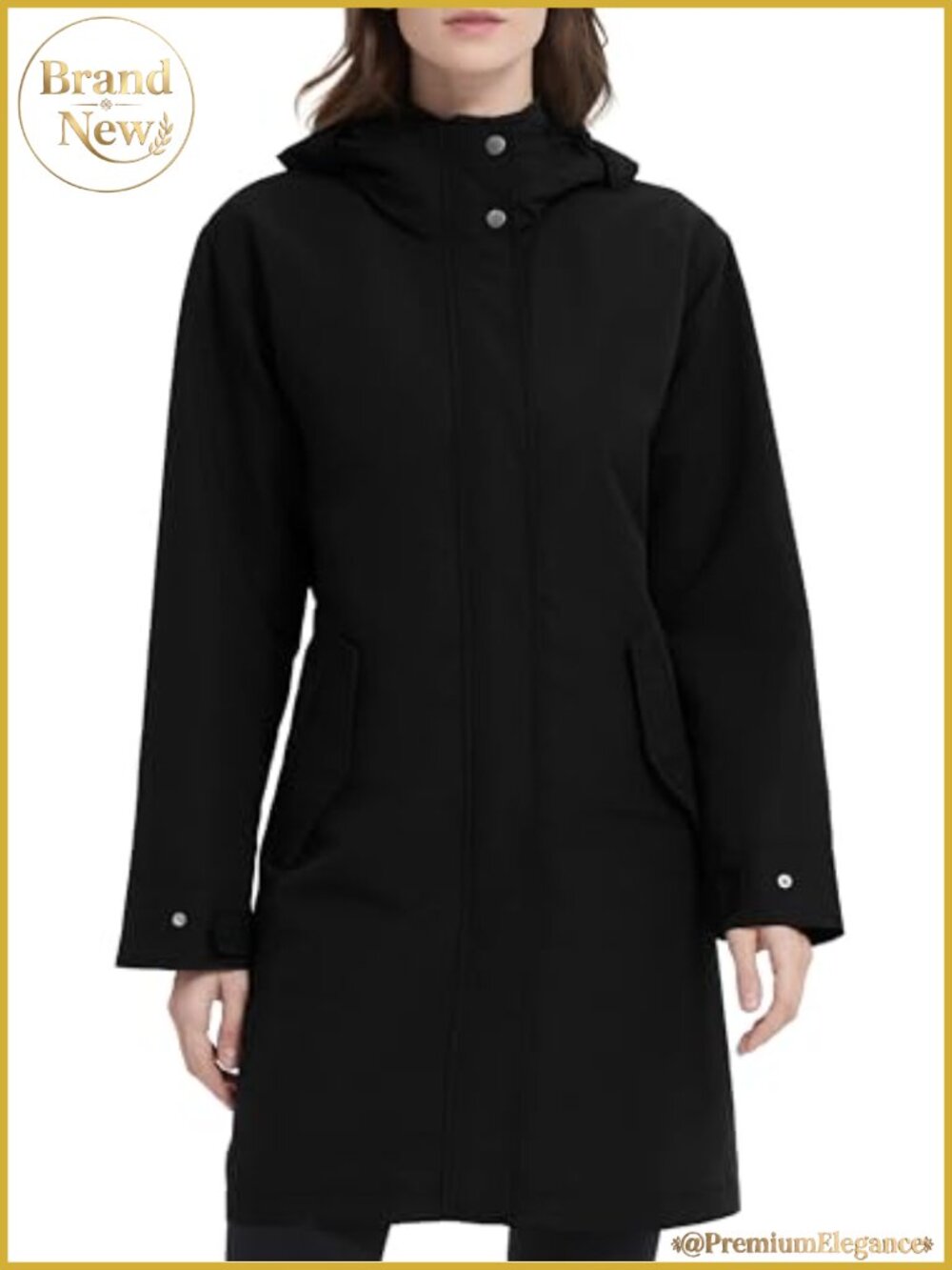 Orolay Lightweight Water-Repellent Hooded Rain Jacket Windbreaker Travel